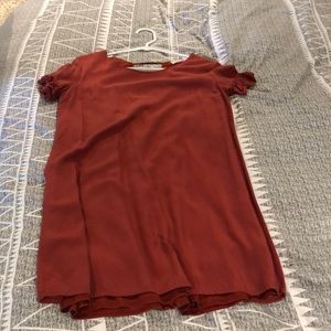 Ruffle Sleeve Dress